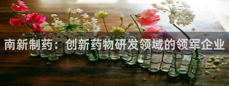九游老哥俱乐部官网登录不了：南新制药：创新药物研发领域的领军企业