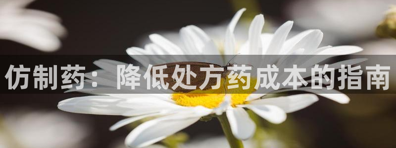九游会老哥俱乐部：仿制药：降低处方药成本的指南