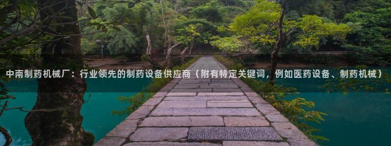 ag九游会老哥：中南制药机械厂：行业领先的制药设备供应商（附有特定关键词，例如医药设备、制药机械）