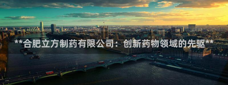 ag九游老哥俱乐部：**合肥立方制药有限公司：创新药物领域的先驱**
