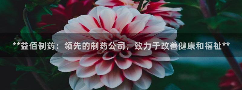 九游老哥俱乐部官网登录入口：**益佰制药：领先的制药公司，致力于改善健康和福祉**