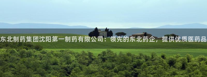 九游会老哥俱乐部必备的交流社区：东北制药集团沈阳第一制药有限公司：领先的东北药企，提供优质医药品