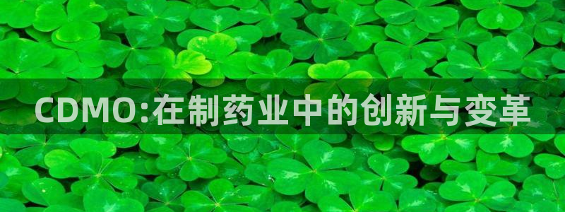 老哥俱乐部是干什么的：CDMO:在制药业中的创新与变革