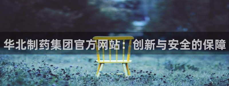 usdt九游会老哥俱乐部：华北制药集团官方网站：创新与安全的保障